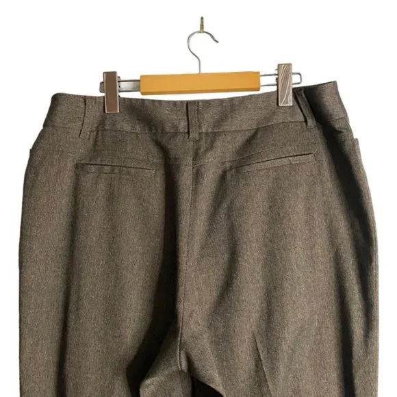 Haggar Women's Tan Rayon Blend Straight Leg Pants - Picture 7 of 8